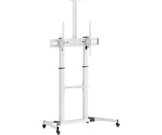 Sbox FS-3610 Baltas grindų itin didelis LED televizoriaus stovas 60-100" 100 kg Baltas