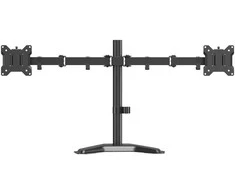 Monitorių laikiklis SBOX LCD-F024-3, juodas