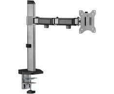 Laikiklis White Shark Baltas Shark Baltas Shark AMENHOTEP I, Desktop Mount for 1 Monitorius, Pilkas (GMS-3204)