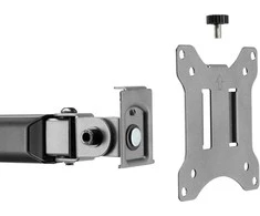 Laikiklis White Shark Baltas Shark Baltas Shark AMENHOTEP I, Desktop Mount for 1 Monitorius, Pilkas (GMS-3204)