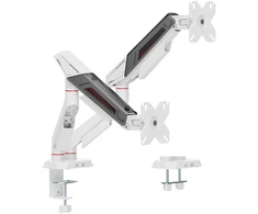 White shark Baltas Shark Baltas Shark KHUFU-II GMS-3211 / 2 Monitorius Desktop Mount