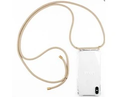Lookabe Necklace iPhone Xr auksinis nude loo009