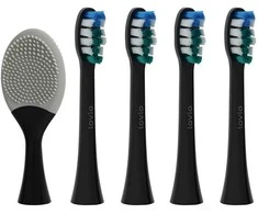 Lovio SonicProtect PRO antgaliai do szczoteczki miękkie Juoda LVTB124BK-HS 5szt