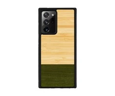 MAN&amp;WOOD dėklas skirtas Galaxy Note 20 Ultra bamboo skirtasest juodos spalvos