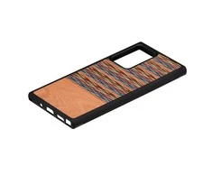 MAN&amp;WOOD dėklas skirtas Galaxy Note 20 Ultra browny check juodos spalvos