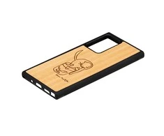 Dėklas MAN&amp;WOOD case for Galaxy Note 20 Ultra cat with fish