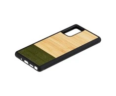 MAN&amp;WOOD dėklas skirtas Galaxy Note 20 bamboo skirtasest juodos spalvos