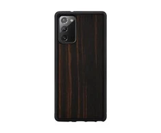 MAN&amp;WOOD dėklas skirtas Galaxy Note 20 ebony juodos spalvos