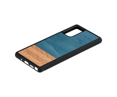 MAN&amp;WOOD dėklas skirtas Galaxy Note 20 denim juodos spalvos