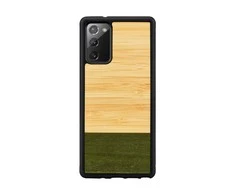 MAN&amp;WOOD dėklas skirtas Galaxy Note 20 bamboo skirtasest juodos spalvos