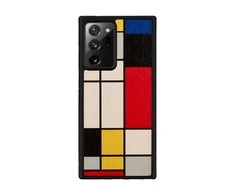 Dėklas MAN&amp;WOOD case for Galaxy Note 20 Ultra mondrian wood juodas