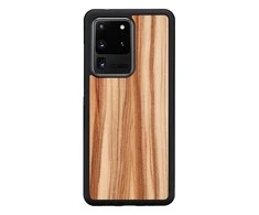 Dėklas MAN&amp;WOOD case for Galaxy S20 Ultra cappuccino juodas