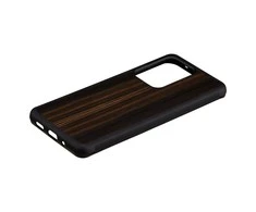 MAN&amp;WOOD dėklas skirtas Galaxy S20 Ultra ebony juodos spalvos