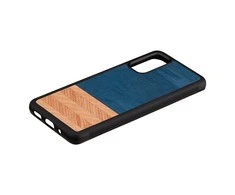 MAN&amp;WOOD dėklas skirtas Galaxy S20 denim juodos spalvos