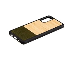 MAN&amp;WOOD dėklas skirtas Galaxy S20 bamboo skirtasest juodos spalvos