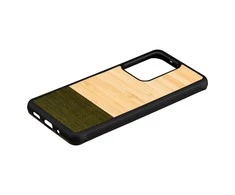 MAN&amp;WOOD dėklas skirtas Galaxy S20 Ultra bamboo skirtasest juodos spalvos