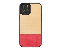 MAN&amp;WOOD dėklas skirtas Apple iPhone 12/12 Pro miss match juodos spalvos