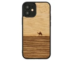 Dėklas MAN&amp;WOOD case for iPhone 12 mini terra juodas