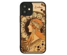 Dėklas MAN&amp;WOOD case for iPhone 12 mini zodiac juodas