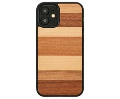 Dėklas MAN&amp;WOOD case for iPhone 12 mini sabbia juodas