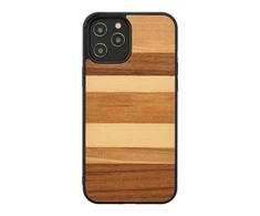 Dėklas MAN&amp;WOOD case for iPhone 12 Pro Max sabbia juodas