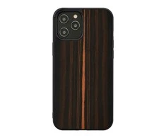Dėklas MAN&amp;WOOD case for iPhone 12 Pro Max ebony juodas