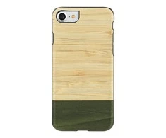 MAN&amp;WOOD dėklas skirtas Apple iPhone 7/8 bamboo skirtasest juodos spalvos