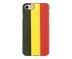 Dėklas MAN&amp;WOOD case for iPhone 7/8 reggae juodas