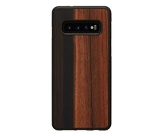 MAN&amp;WOOD SmartPhone dėklas Galaxy S10 ebony juodos spalvos