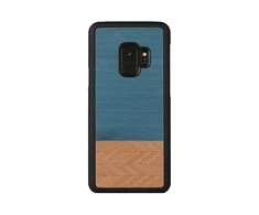 Dėklas MAN&amp;WOOD SmartPhone case Galaxy S9 denim juodas