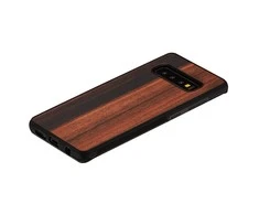 MAN&amp;WOOD SmartPhone dėklas Galaxy S10 ebony juodos spalvos