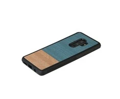 Dėklas MAN&amp;WOOD SmartPhone case Galaxy S9 Plus denim juodas