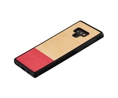 MAN&amp;WOOD išmaniojo telefono dėklas „Galaxy Note 9“ su „Miss Match“ efektu, juodas