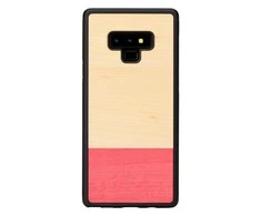 MAN&amp;WOOD išmaniojo telefono dėklas „Galaxy Note 9“ su „Miss Match“ efektu, juodas