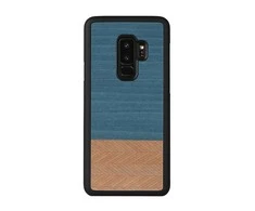 Dėklas MAN&amp;WOOD SmartPhone case Galaxy S9 Plus denim juodas