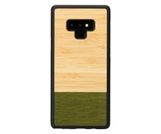 MAN&amp;WOOD išmaniojo telefono dėklas „Galaxy Note 9“ bambuko miško juodas