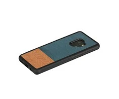 Dėklas MAN&amp;WOOD SmartPhone case Galaxy S9 denim juodas
