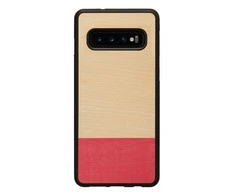 MAN&amp;WOOD SmartPhone dėklas Galaxy S10 miss match juodos spalvos