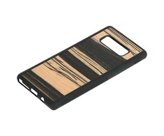 MAN&amp;WOOD išmaniojo telefono dėklas „Galaxy Note 8“ baltas, juodmedis