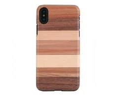 MAN&amp;WOOD SmartPhone dėklas Apple iPhone X/XS sabbia juodos spalvos