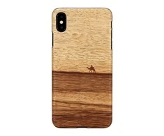MAN&amp;WOOD SmartPhone case iPhone XS Max terra juodas