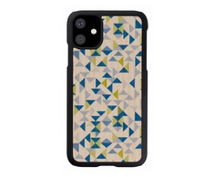 MAN Telefono dėklas iPhone 11, mėlynas su juodu trikampiu