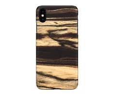 MAN&amp;WOOD SmartPhone case iPhone XS Max baltas ebony juodas