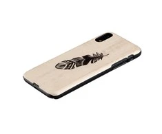 MAN&amp;WOOD SmartPhone case iPhone XS Max indian juodas