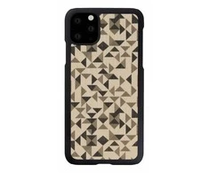Dėklas MAN&amp;WOOD SmartPhone case iPhone 11 Pro Max mono triangle juodas