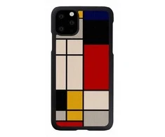 Dėklas MAN&amp;WOOD SmartPhone case iPhone 11 Pro Max mondrian wood juodas