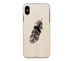 MAN&amp;WOOD SmartPhone case iPhone XS Max indian juodas
