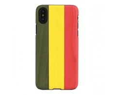 MAN&amp;WOOD išmaniojo telefono dėklas iPhone X/XS, reggae juodas