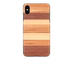 MAN&amp;WOOD išmaniojo telefono dėklas iPhone XS Max, sabbia juodas