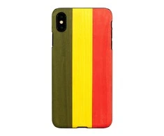 Dėklas MAN&amp;WOOD SmartPhone case iPhone XS Max reggae juodas
